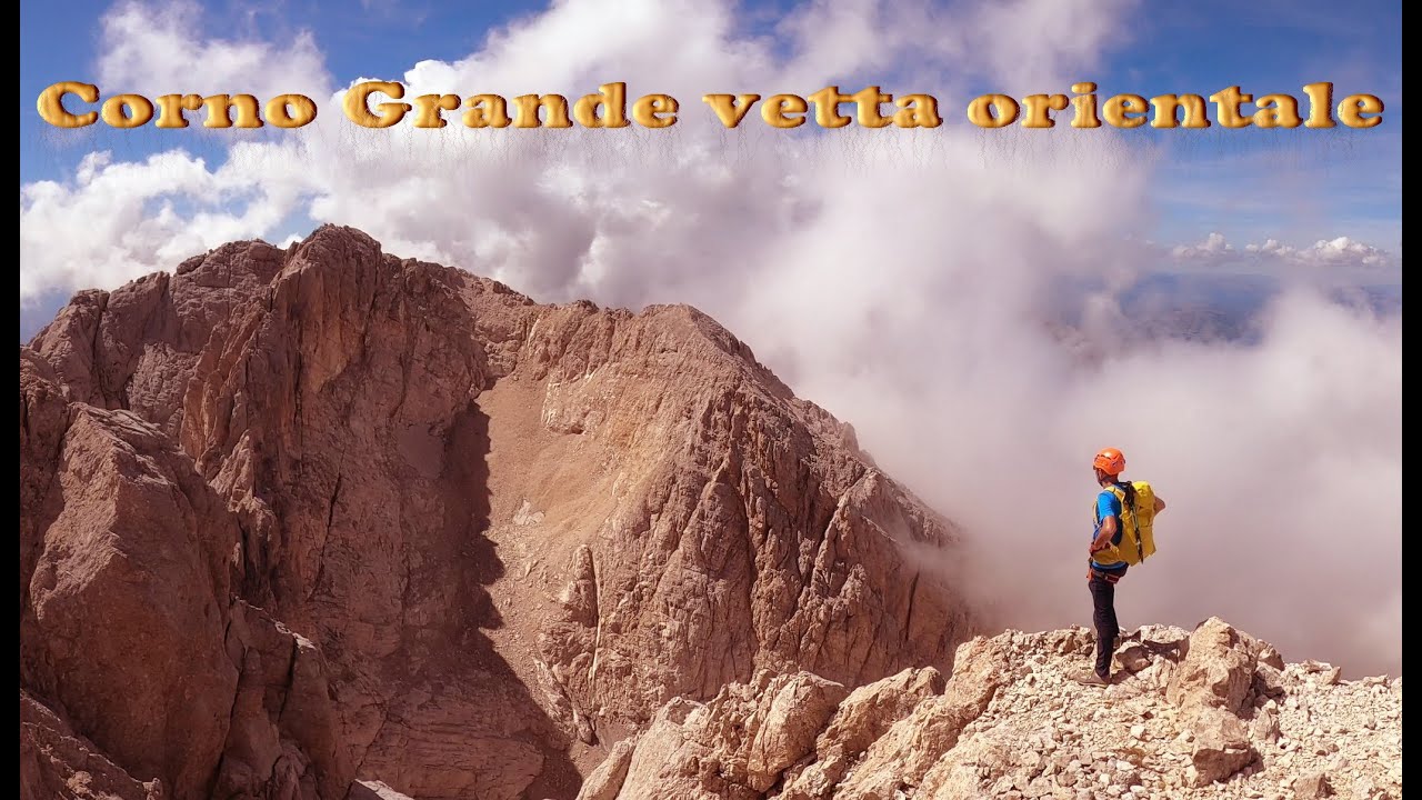 Gran Sasso Corno Grande vetta orientale per la via ferrata Ricci