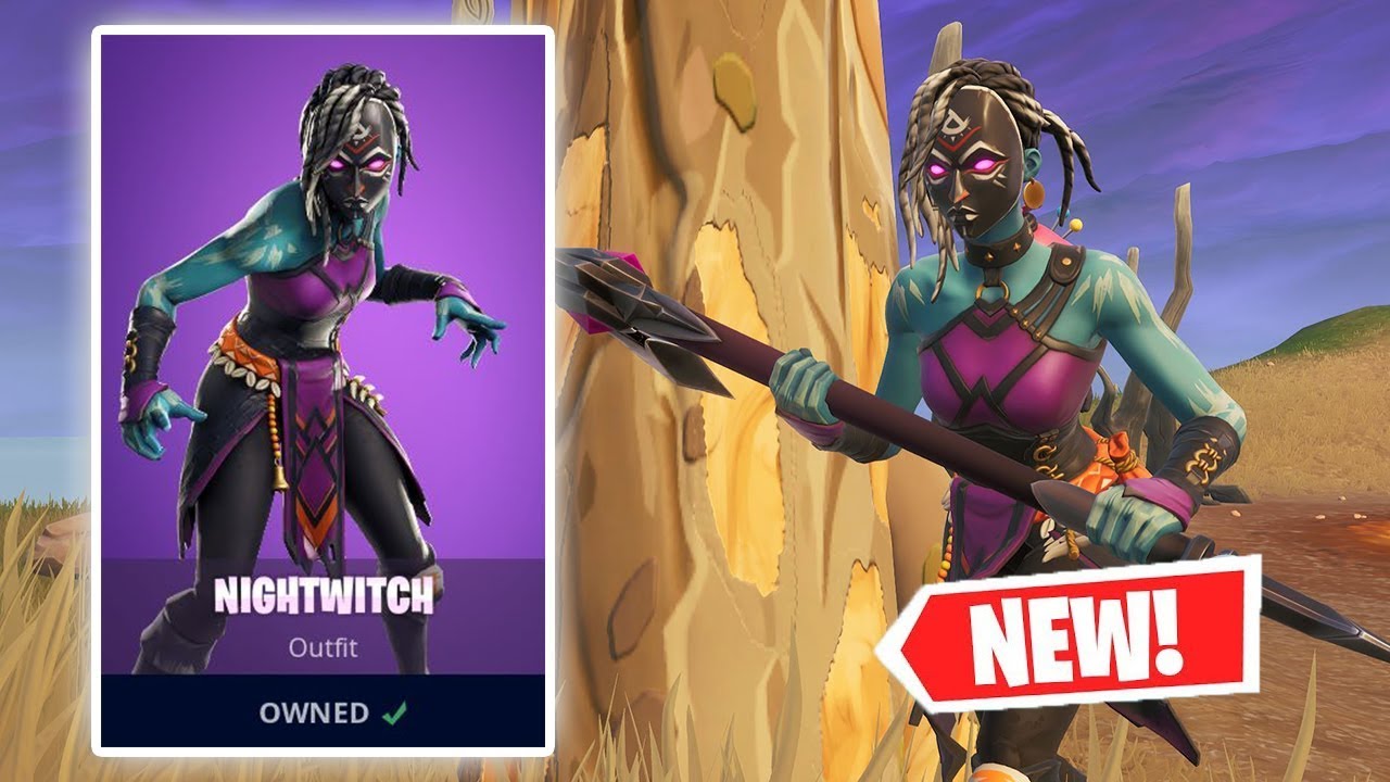 NEW NIGHTWITCH SKIN GAMEPLAY IN FORTNITE!