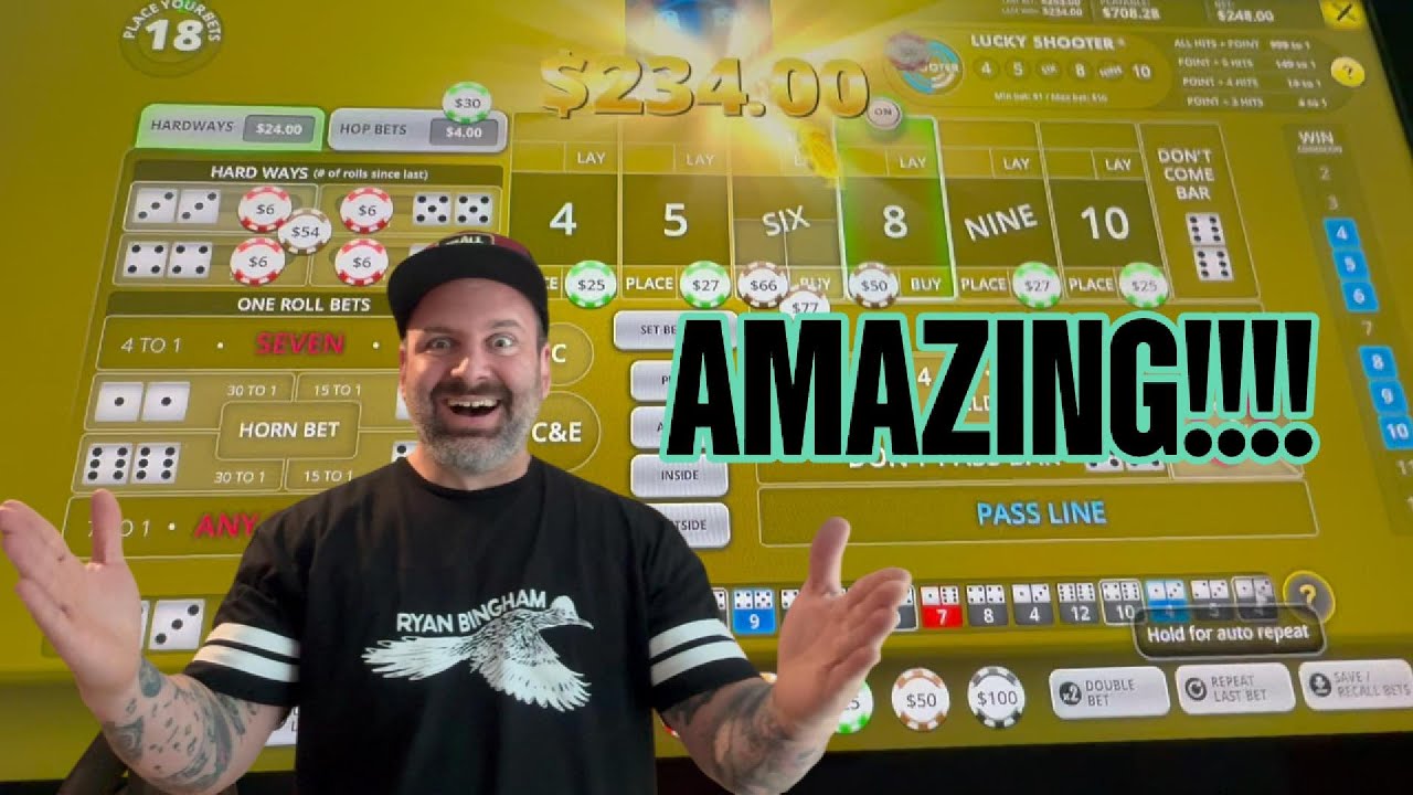 Unbelievable Craps Session!!!!