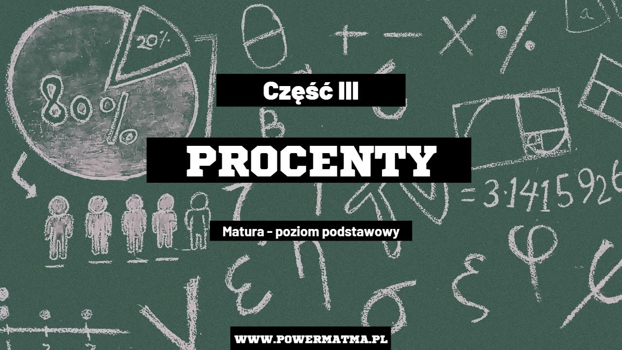 Matura, poziom podstawowy - procenty
