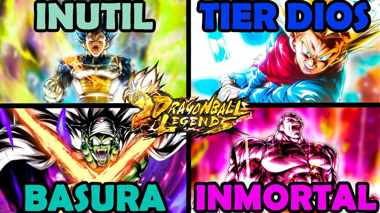 TODOS LOS LEGENDS LIMITED CON ZENKAI DE PEOR A MEJOR DRAGON BALL LEGENDS