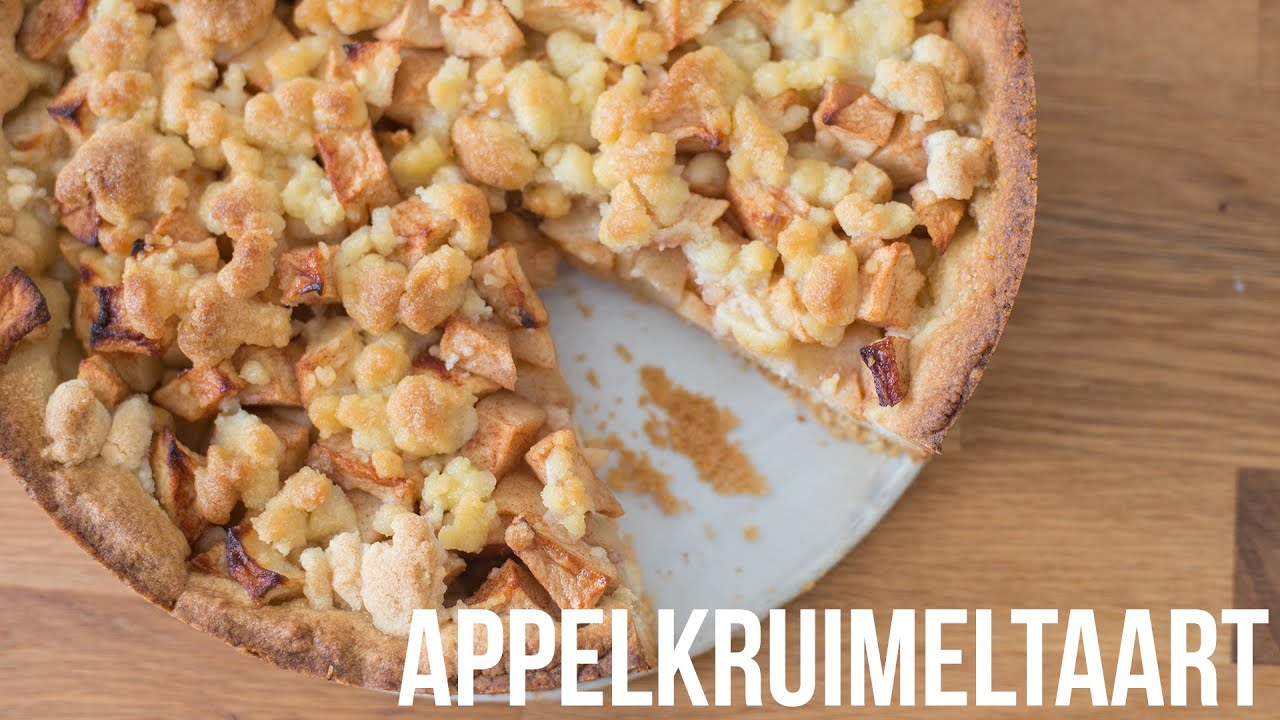 RECEPT: Appelkruimeltaart - OhMyFoodness