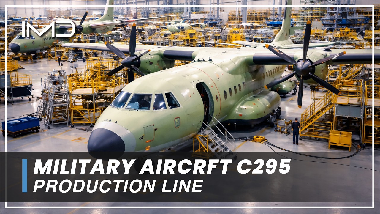 Inside the C295 Production: How India Makes Military Aircraft
