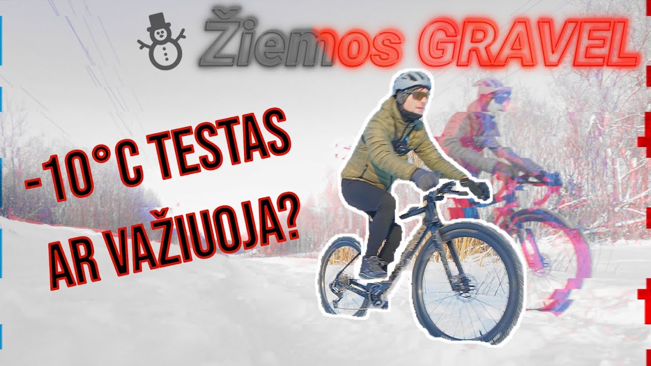 Kai -10C ir sniego iki kelių - ar dviratis dar turi šansų?
