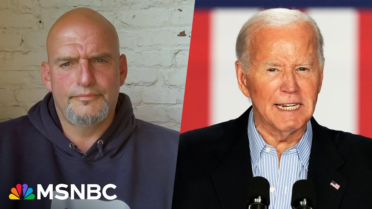 'It's bizarre': Sen. John Fetterman on his colleagues abandoning Joe Biden