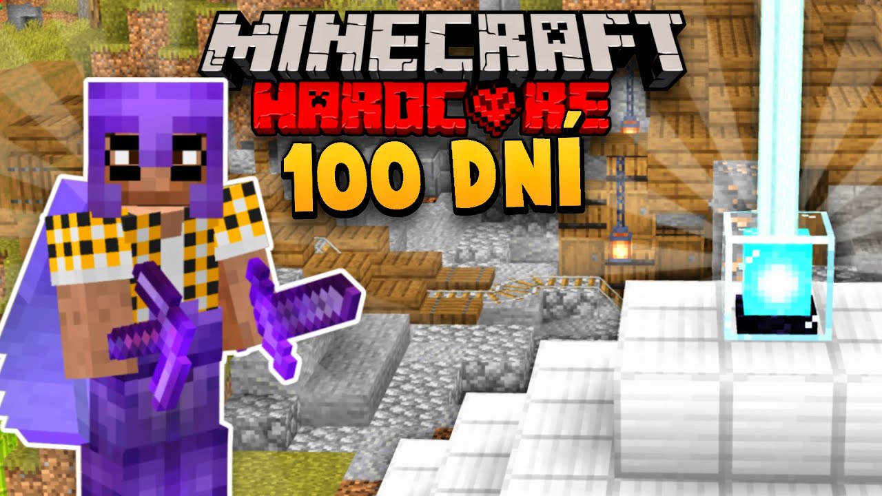 Přežil jsem 100 dní v Minecraft hardcoru jako speedrunner