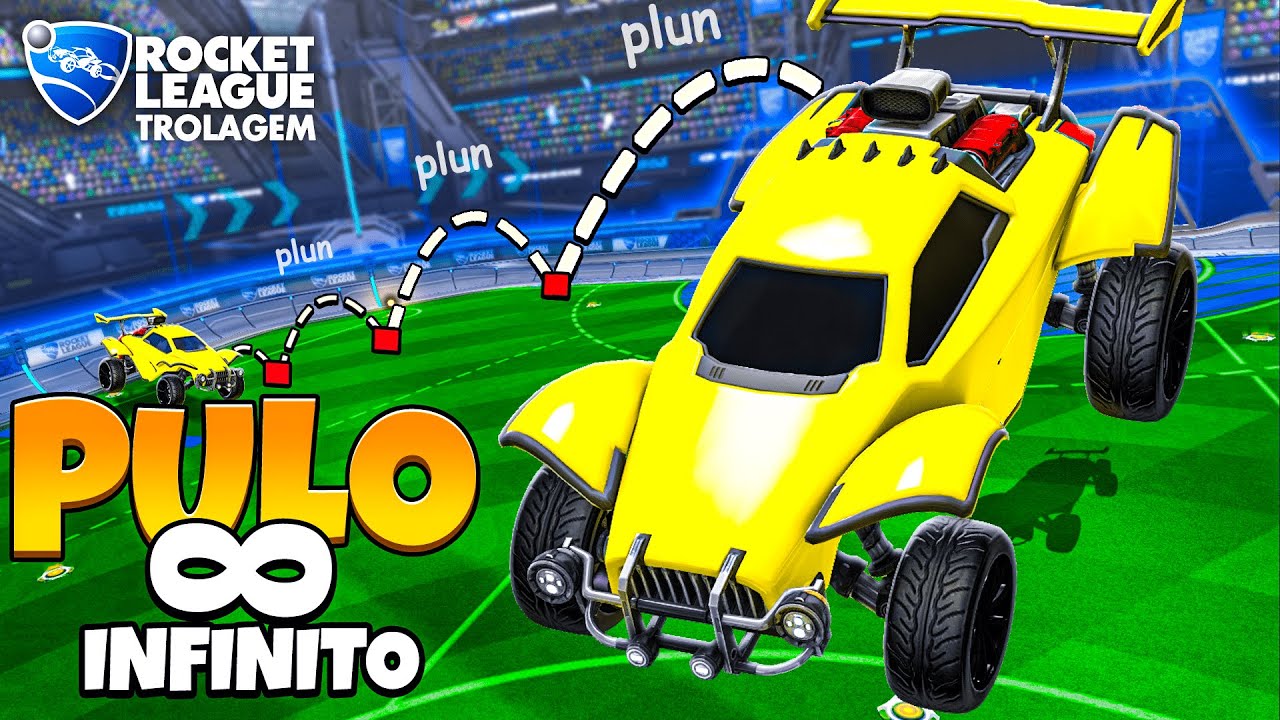 PULOS INFINITOS SEM ELE SABER (TROLAGEM) no ROCKET LEAGUE