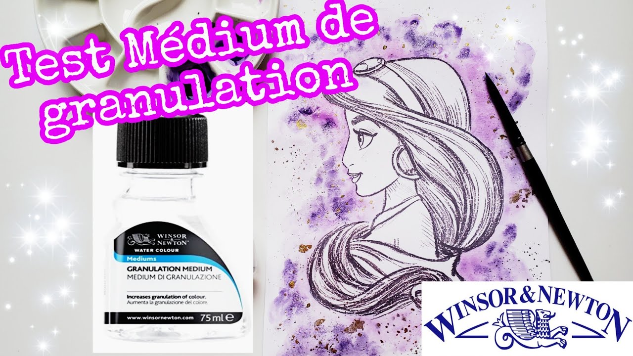 Test: Médium de granulation  Winsor & Newton