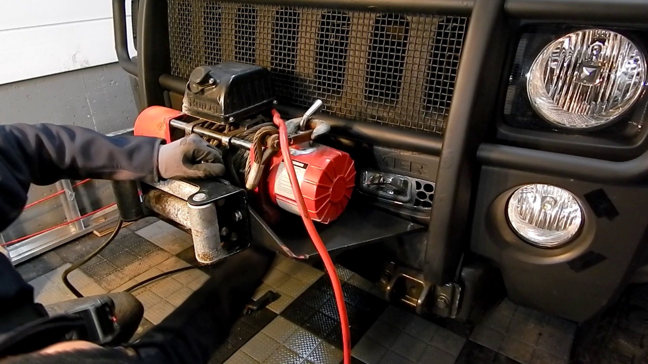 How To Install a Winch on Hummer H3 using HighMount