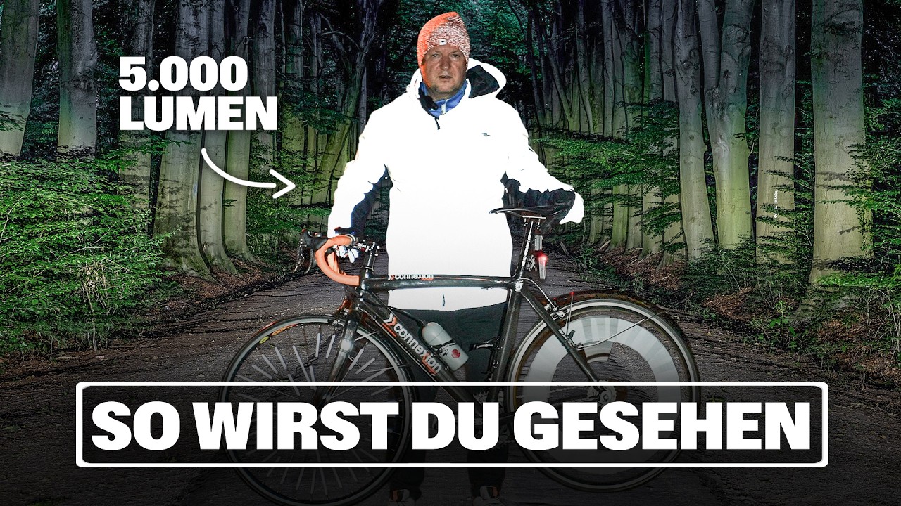 Radfahrer übersehen? NICHT mit Meinem Licht-Setup!