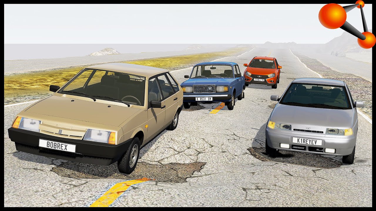 БИТВА ТАЗОВ На ПРОЧНОСТЬ! Кто ДОЕДЕТ? - BeamNg Drive