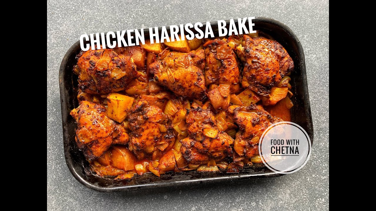BEST CHICKEN BAKE | Chicken Harissa Bake | #cookwithme #withme | Food with Chetna