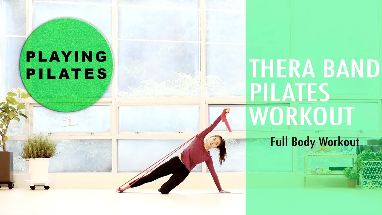 [Playing Pilates]세라밴드 전신운동 20 min ★ TheraBand FullBody Workout [홈트레이닝]