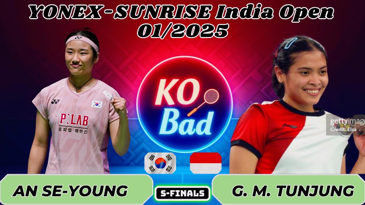 안세영 vs 그레고리아 마리스카 툰중 | 인도오픈 2025 준결승