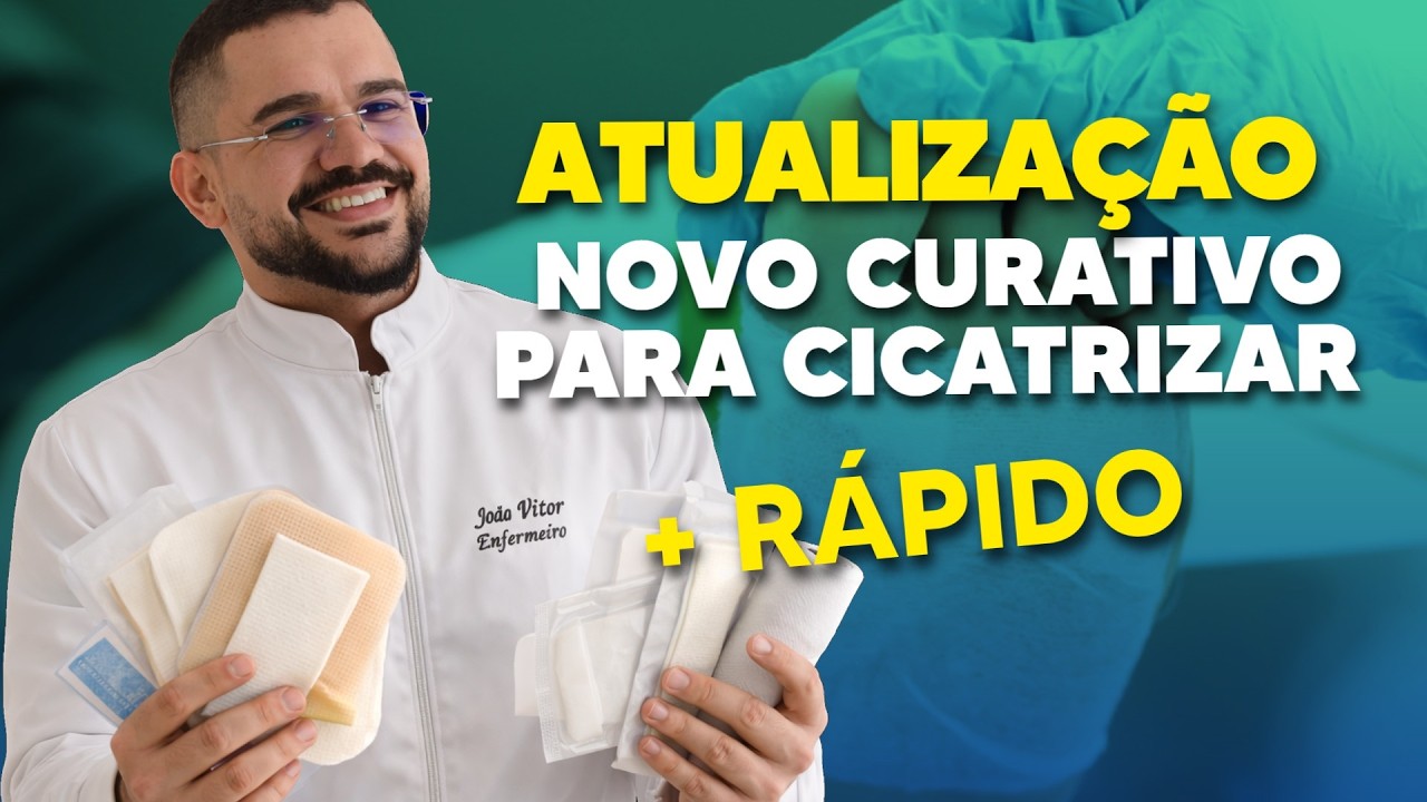 NOVOS CURATIVOS PARA CICATRIZAR A FERIDA MAIS RÁPIDO