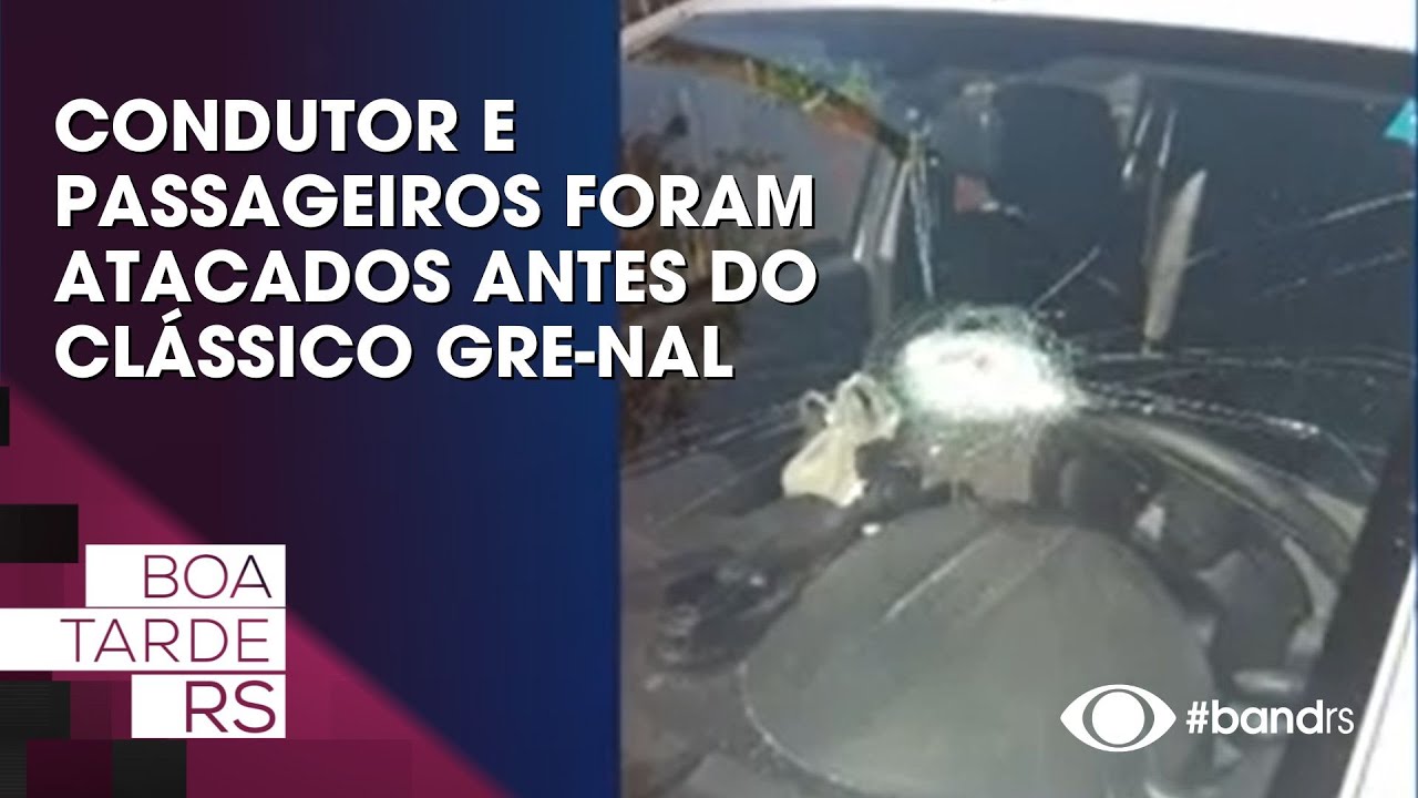 Condutor e passageiros foram atacados antes do clássico Gre-Nal