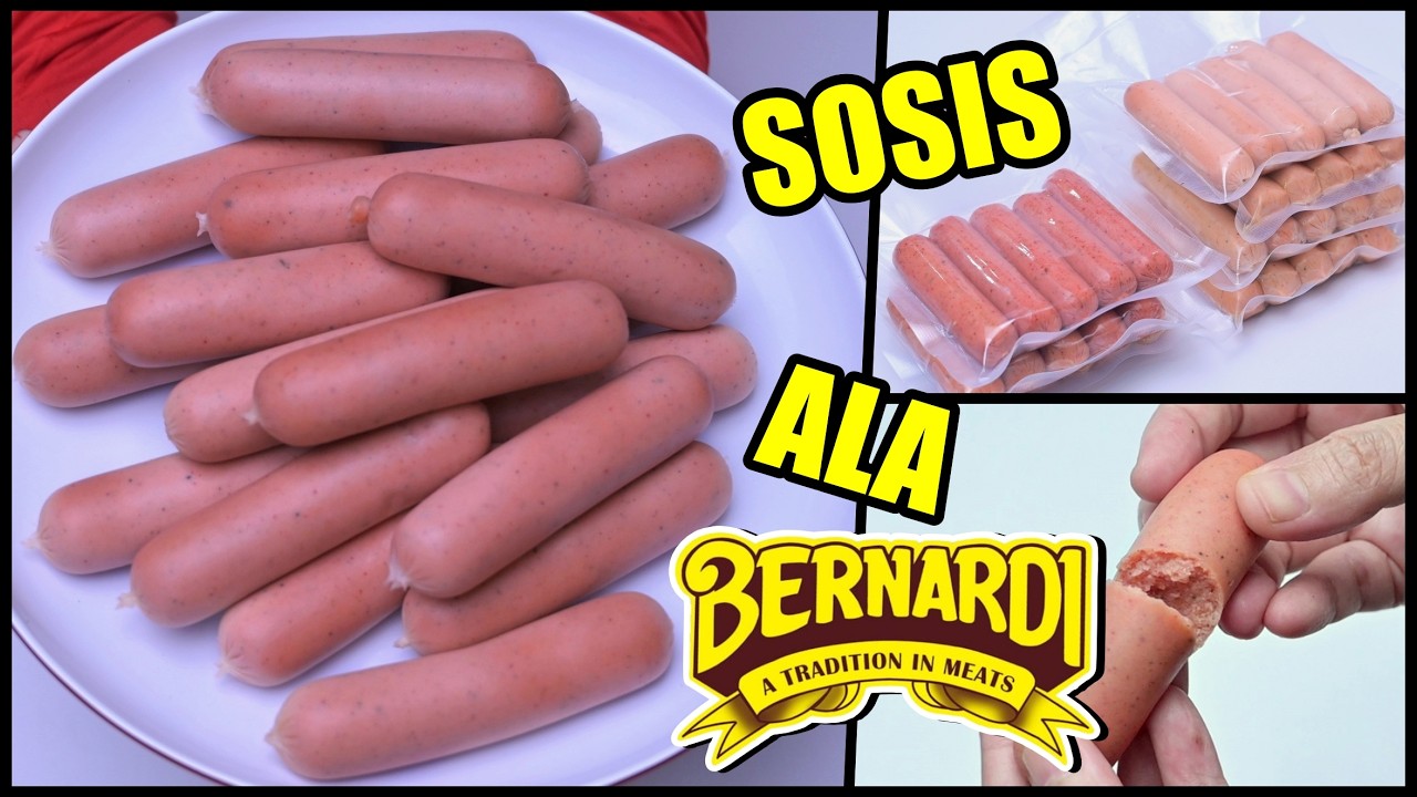 LEBIH ENAK DARI SOSIS PABRIKAN! SOSIS DAGING SAPI KENYAL DAN PADAT TANPA PENGAWET TANPA PEWARNA