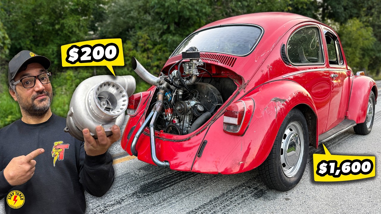 DIRT CHEAP Turbo VW Beetle Build! Can We Cut The 0-60 Time IN HALF?!