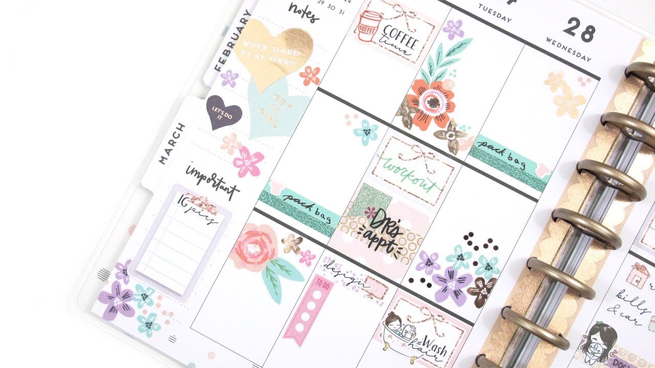 Plan With Me - NO Etsy Kit: Mambi | The Happy Planner 2018