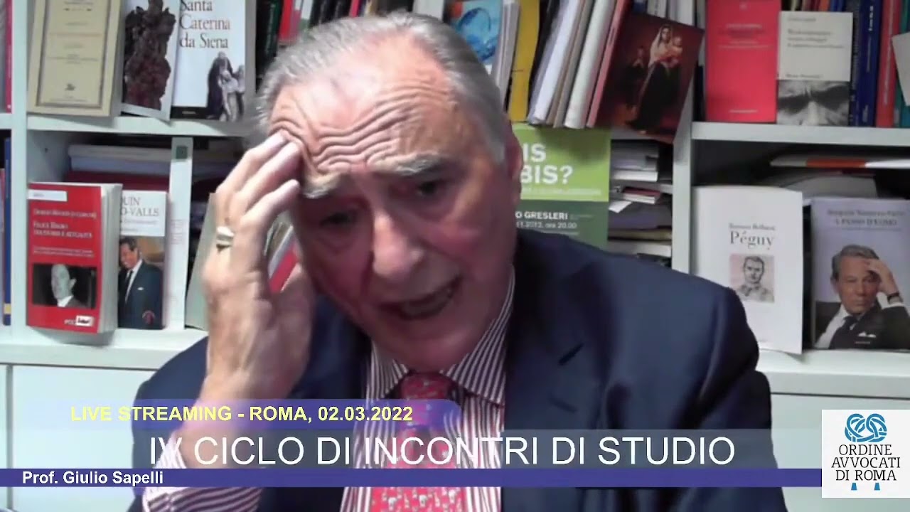 Prof. Giulio Sapelli sul conflitto Russo - Ucraino -