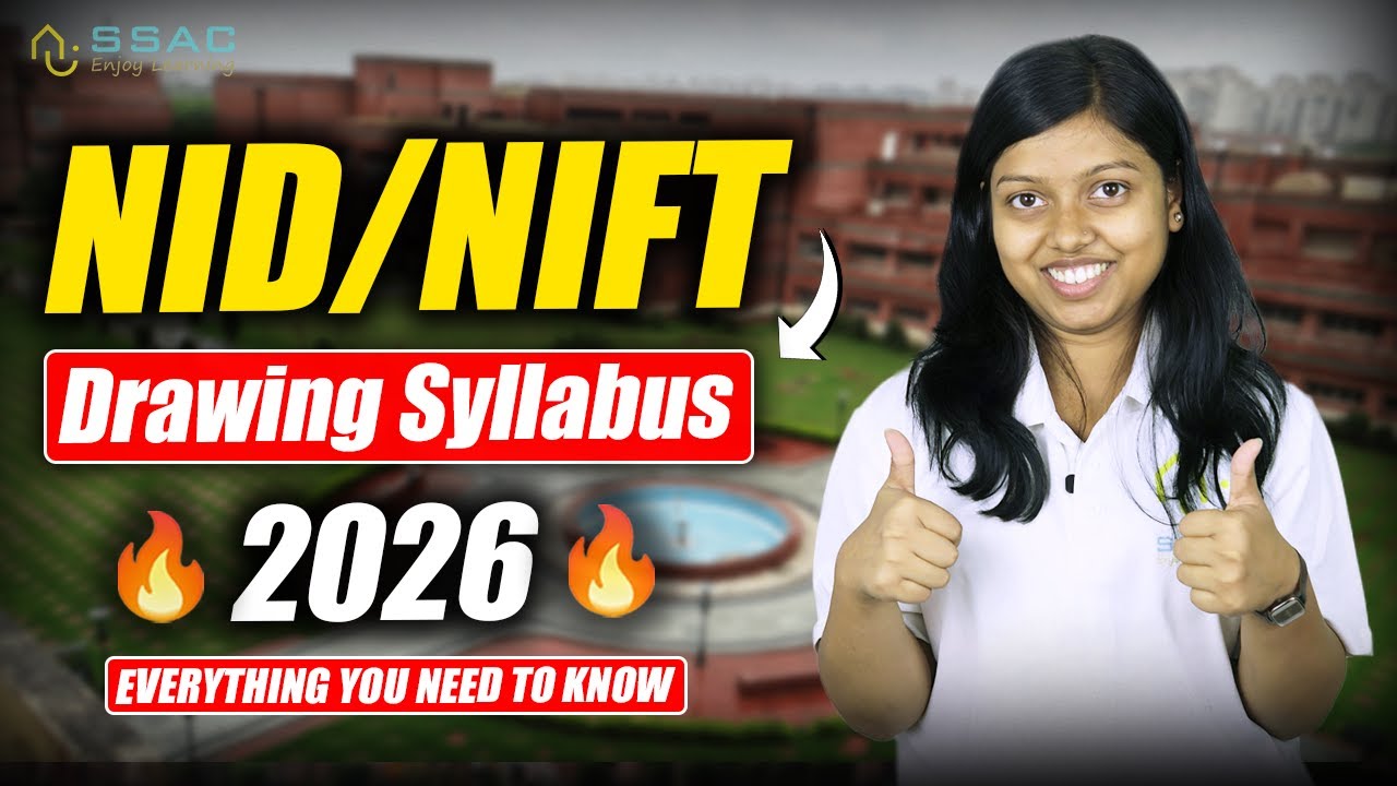 NID & NIFT 2026 Drawing Syllabus Explained 🎨 | What to Study & How to Prepare