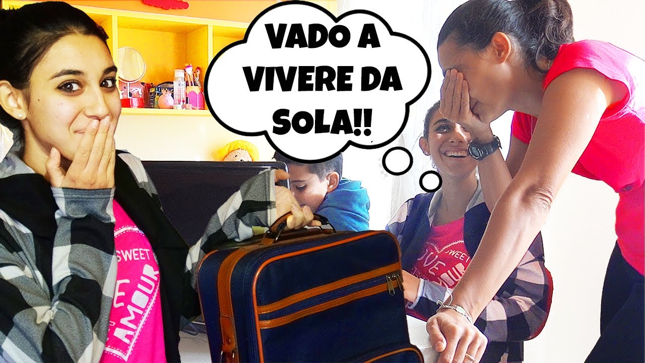 VADO A VIVERE DA SOLA!!! - SCHERZO A MAMMA *si è arrabbiata*