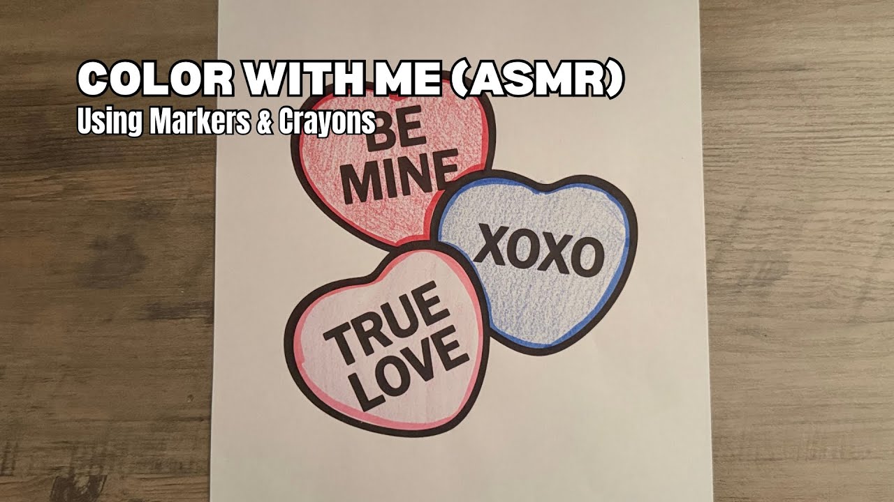 Coloring Hearts Made Me Remember Valentines Day 