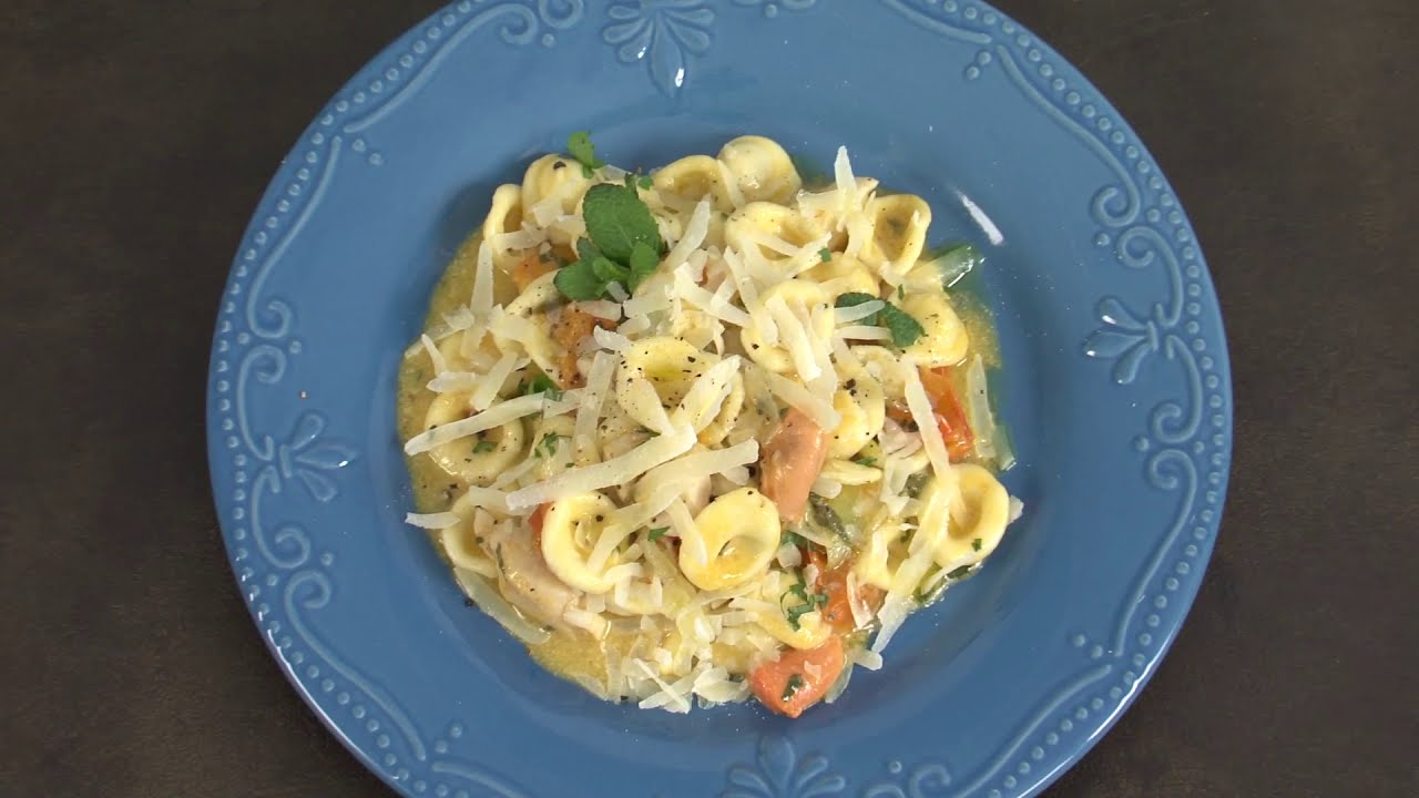 ORECCHIETTE MIT PIAVE DOP UND JAKOBSMUSCHELN