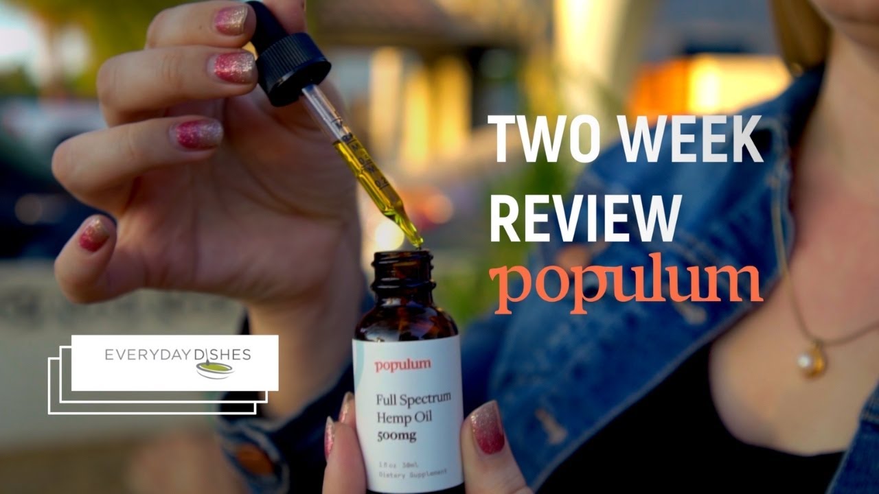My Two Weeks with Populum CBD Oil