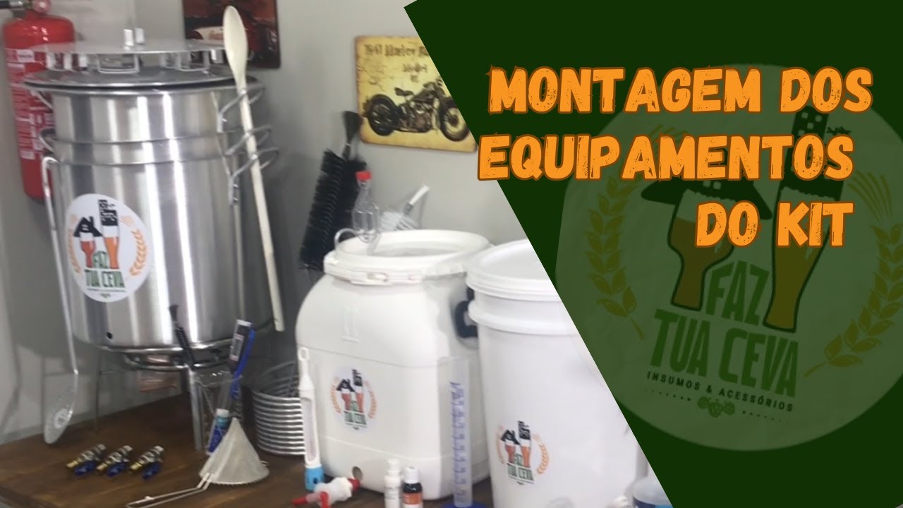 Montagem dos Equipamentos que acompanham o Kit Cervejeiro da FAZ TUA CEVA
