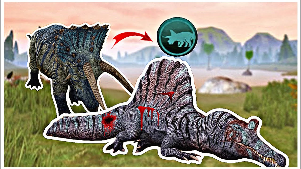 🌟TRICERATOPS RAMMING DINOSAURS 😂 (CURSED ISLE)