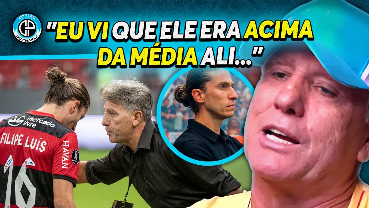 FILIPE LUÍS MOSTROU QUE SERIA UM GRANDE TÉCNICO NESSE DIA