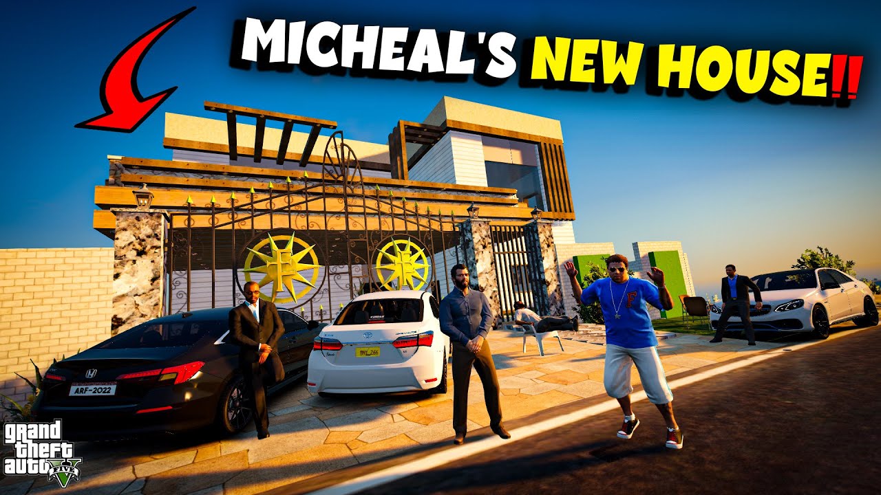 MICHAEL'S NEW 1 KANAL MODERN HOUSE TOUR | GTA 5 GAMEPLAY
