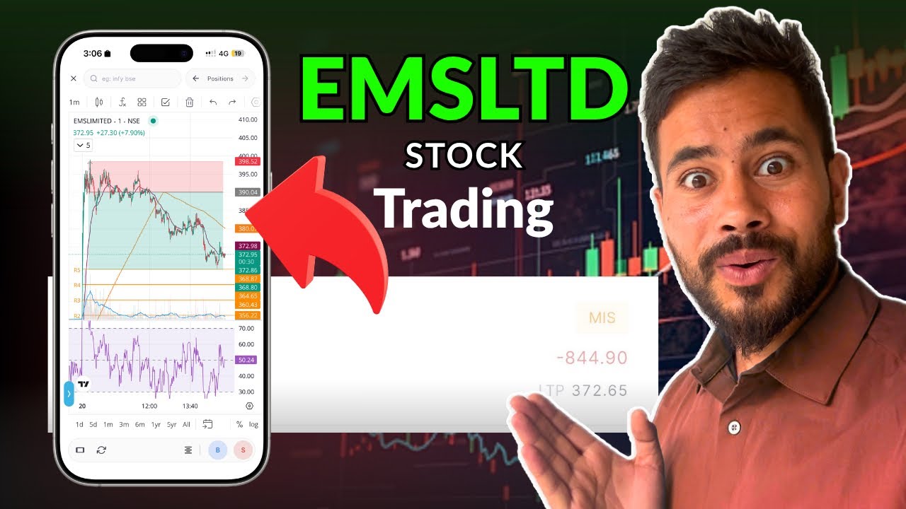 EMS Limited Stock || Ems limited stock trading 📈 || share market today 📊 #timeforstocks #emsltd