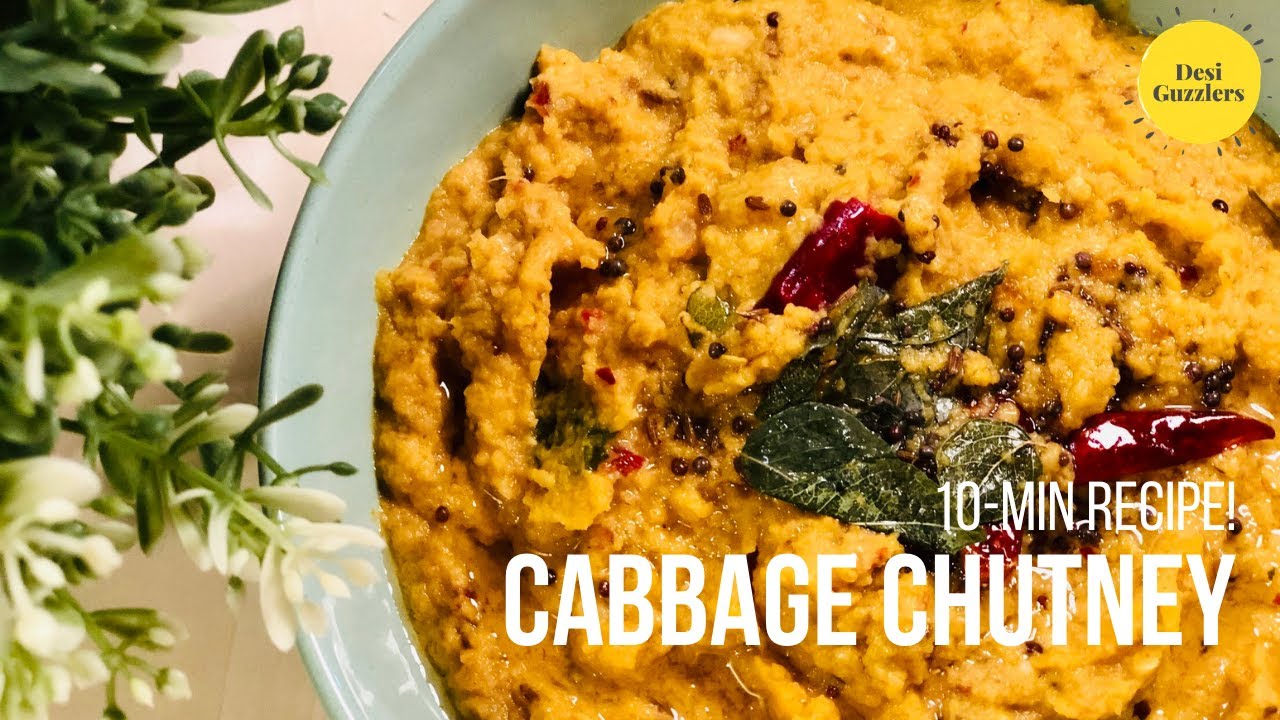 Cabbage Chutney Recipe | MuttaiKose Chutney | पत्ता गोभी की चटनी | Easy Bachelor Recipe