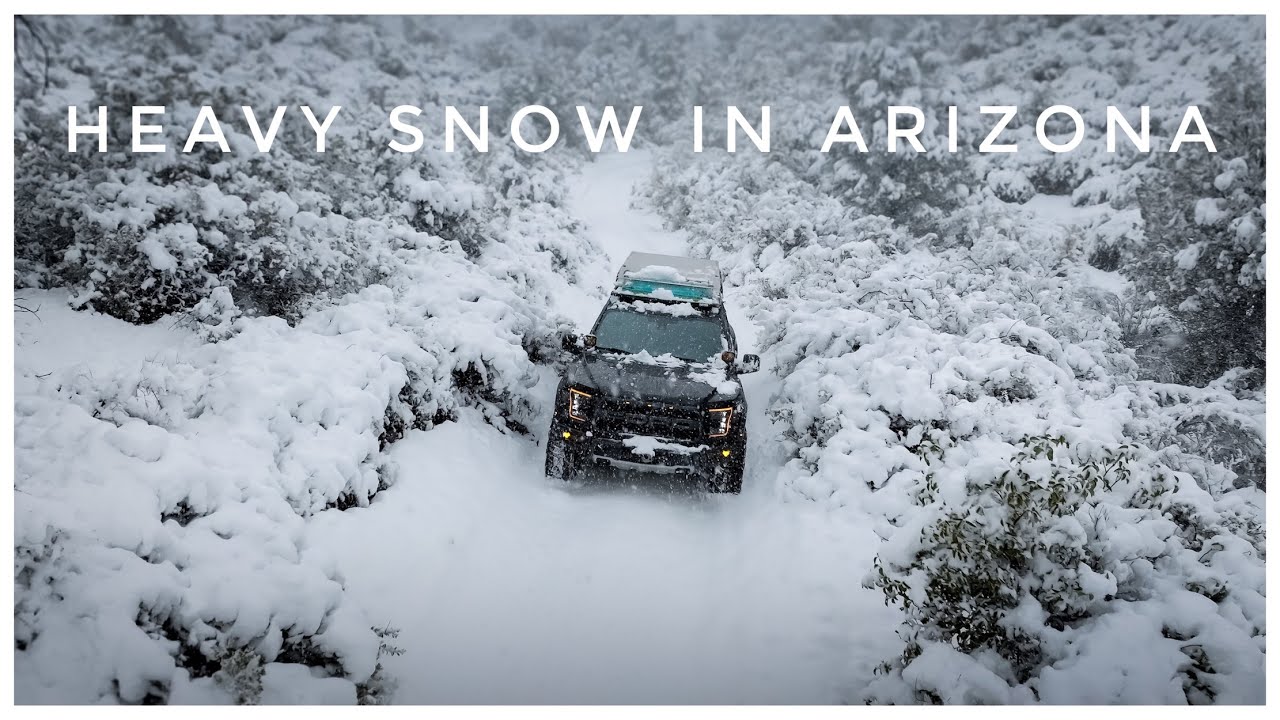 Prescott to Phoenix on Senator Highway | Off Road in the Snow