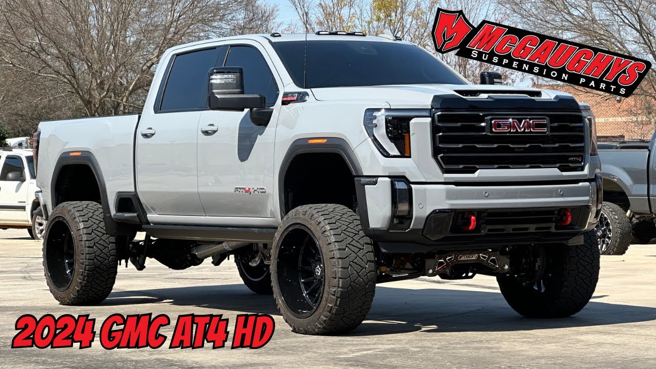 ** 2024 GMC 2500 AT4 HD ** 9” McGaughys lift kit & 24x14 wheels