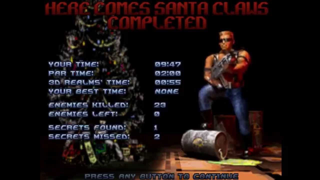 Duke Nuclear Winter: killing Santa + expansion pack end [spoiler]
