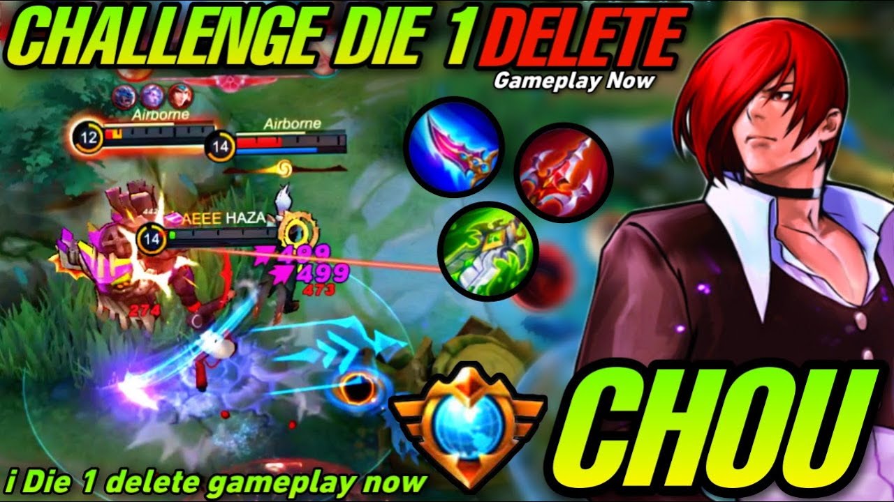 Watch Haza Challenge Play Chou Die 0 ( i Die 1 Delete Gameplay Now )😱 (die or not?)