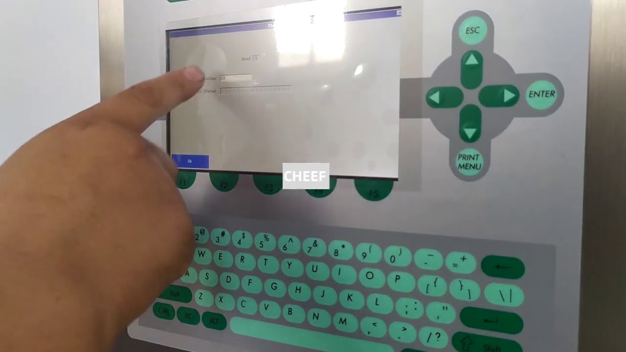 Let's see the function introduction and display of Rottweil E-jet inkjet printer!