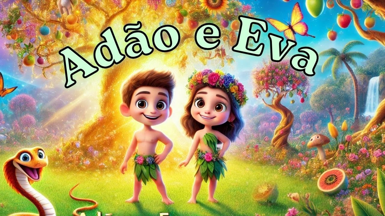 História de Adão e Eva para Crianças | Bíblia Infantil Animada