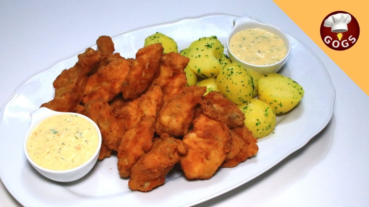 / Быстрый воскресный обед. Жареная курица с картофелем с петрушкой и домашним соусом тартар