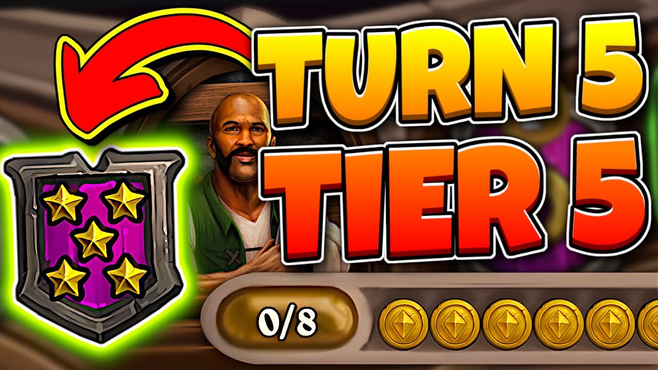 Tier 5 on TURN 5! | Hearthstone Battlegrounds