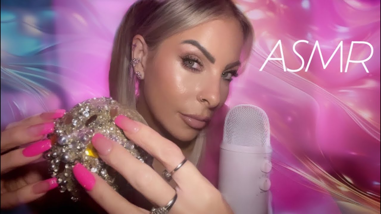 ASMR Whispering & Clicky Sounds That WILL Relax You + Hair Brushing & Playing With My Hair 💤