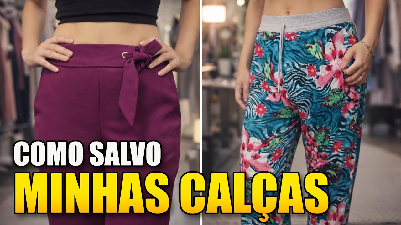 3 Truques Simples para Salvar Calças Usadas - DIY