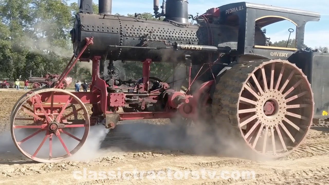 Antique Steam Engines Plowing In The Sandy Soil Of North Carolina - Ederville Show Carthage, NC 2019