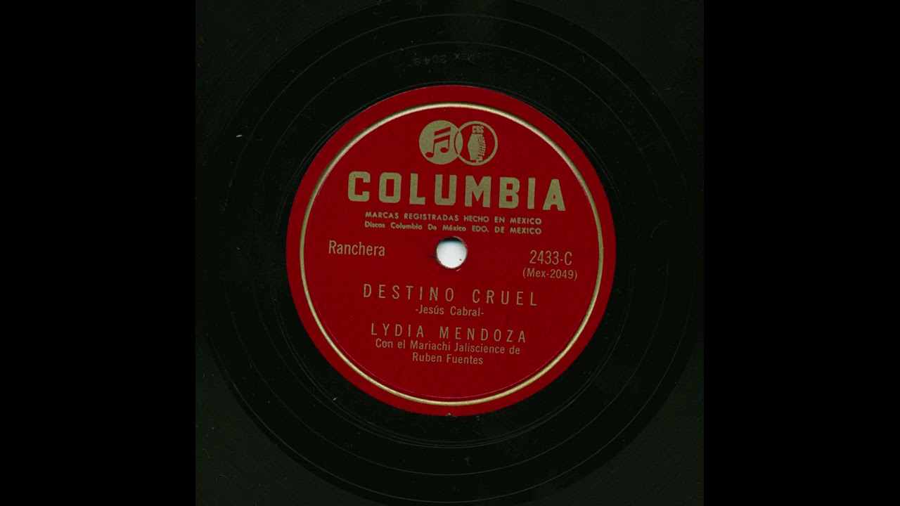 Lydia Mendoza - Destino Cruel - Columbia 2433-C