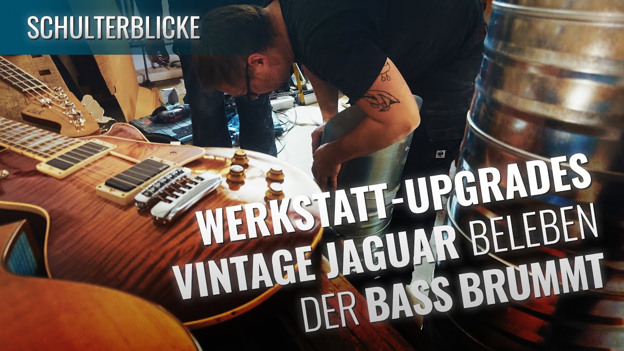 65er Jaguar wird belebt, ein E-Bass abgehorcht und ne menge Rohre verlegt