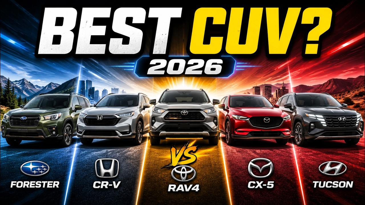 Лучший кроссовер 2026 года? CR-V против RAV4, Forester, CX-5 и Tucson