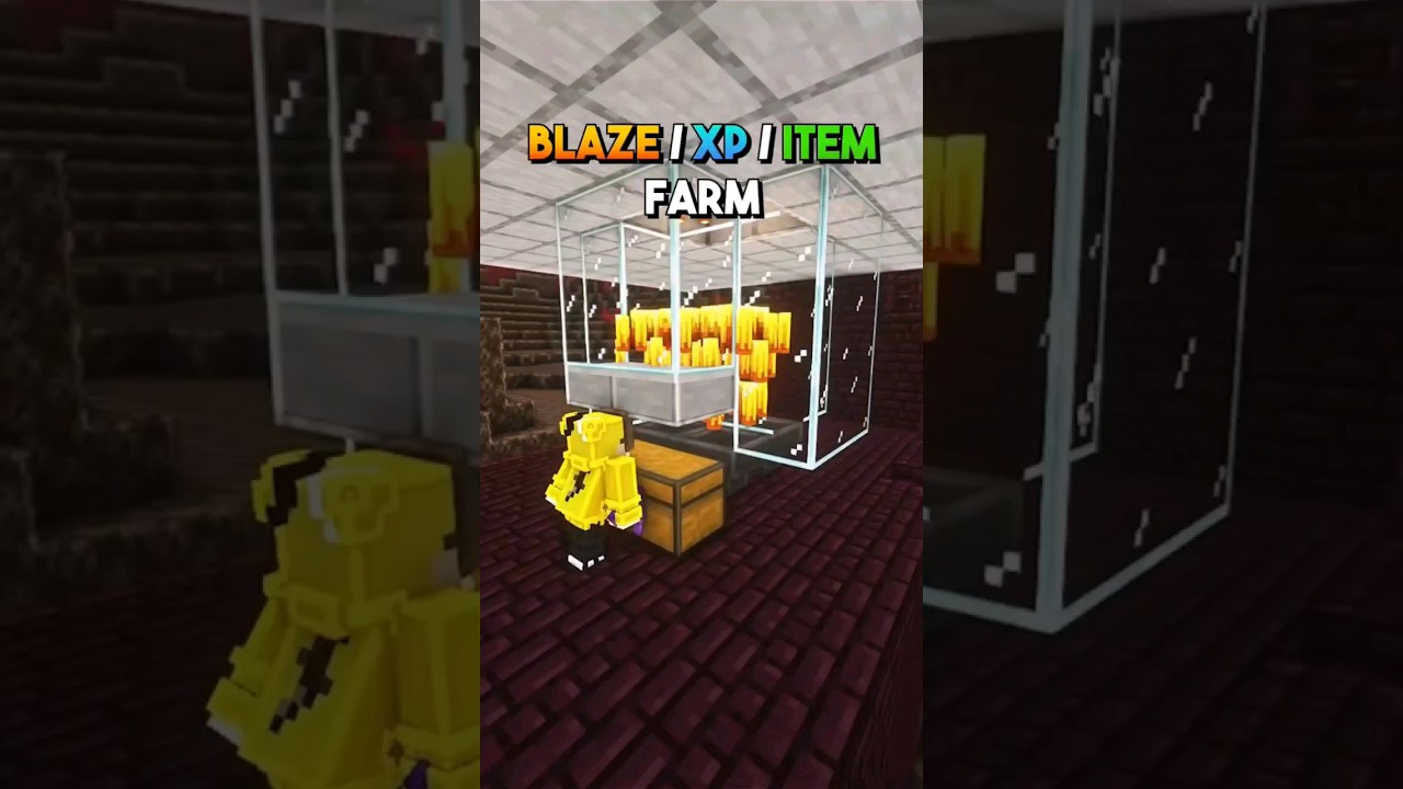 Minecraft: EASY BLAZE FARM! (1.21 Tutorial) @zofgamer935 #shorts #minecraft